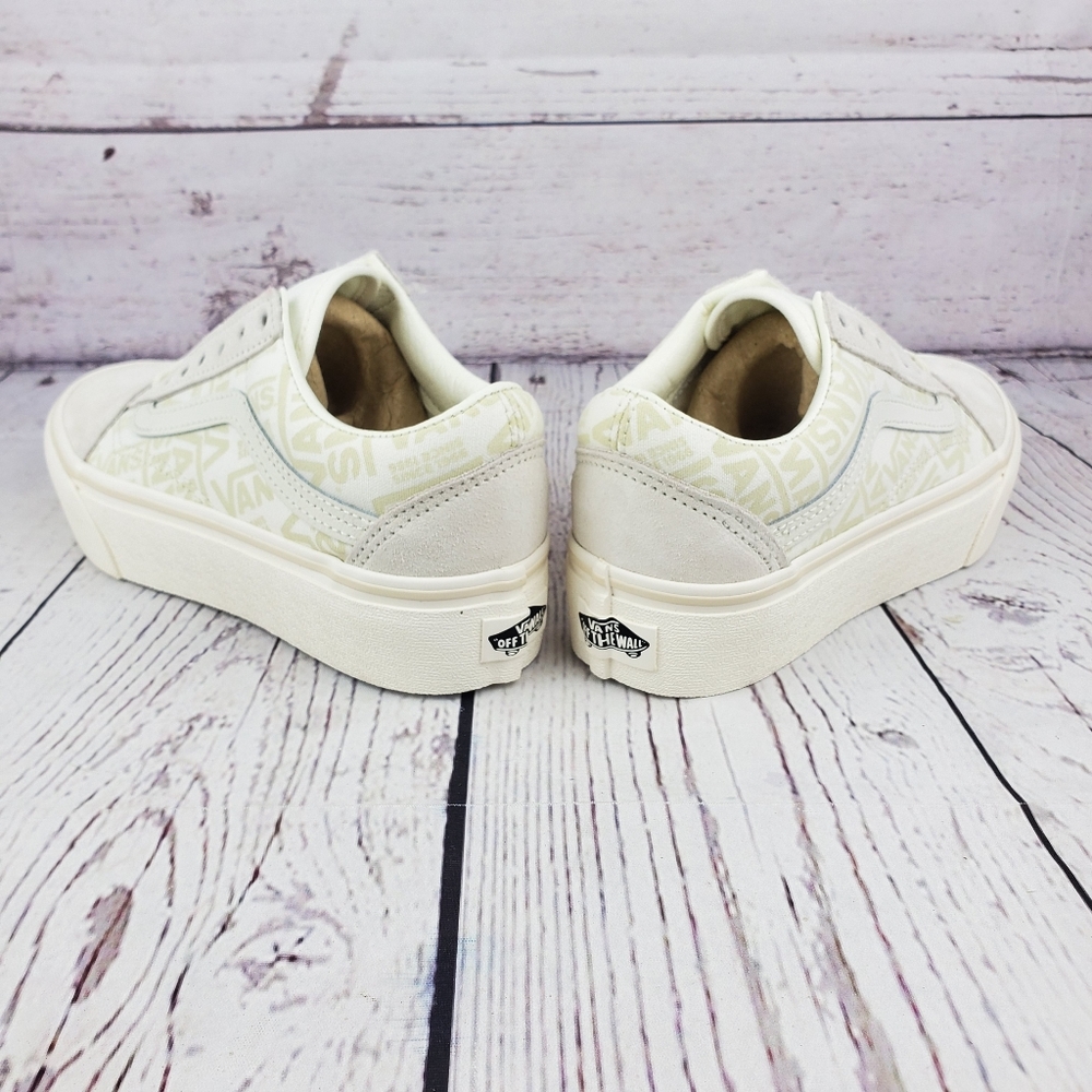 *Sold New Van's 66 Old Skool Platform Marshmallow - Picture 5 of 9